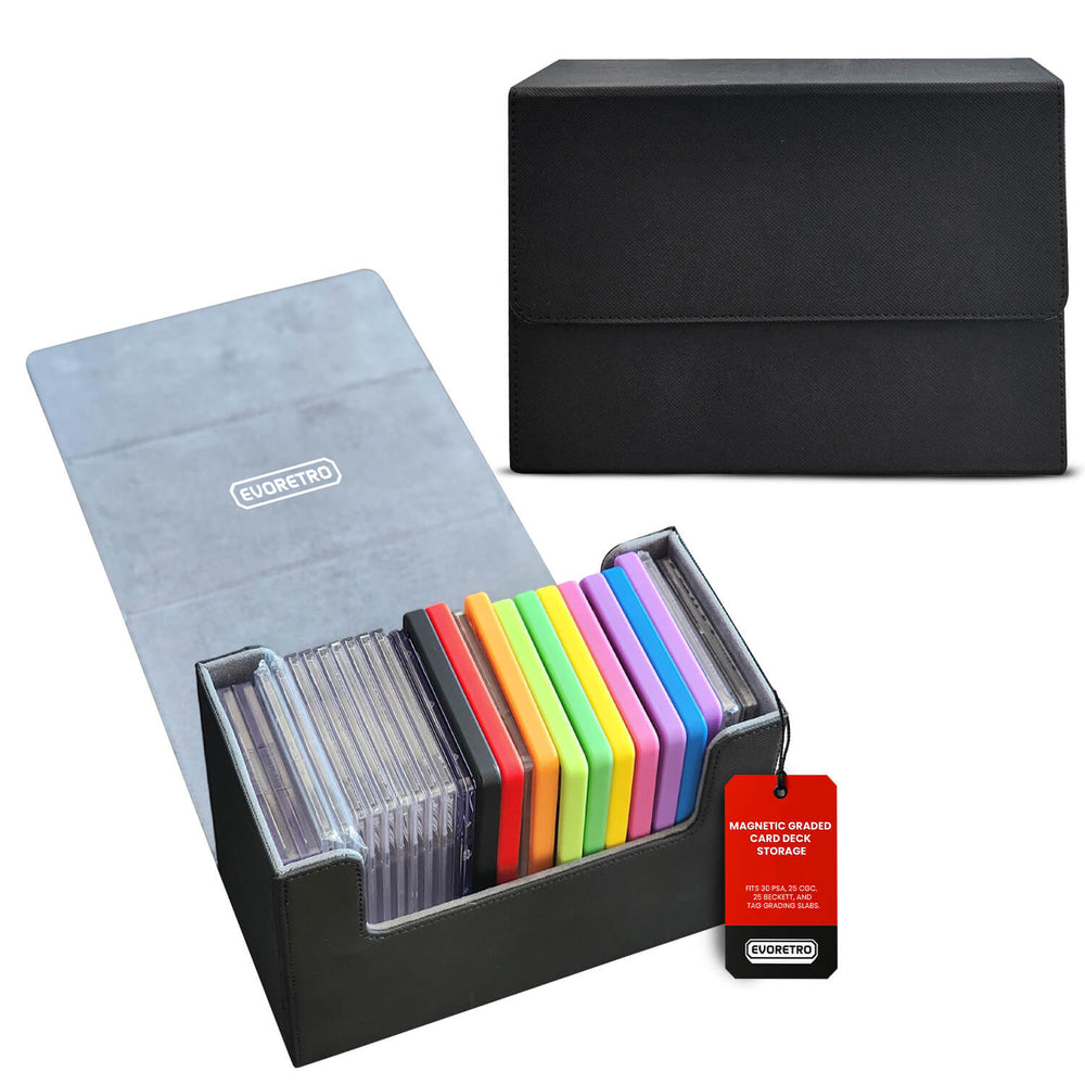 Magnetic Graded Card Deck Storage for 30 Graded Card