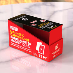 One Touch Magnetic Card Holder – 25 Pack