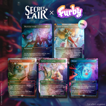 MTG- MTG- Secret Lair x Furby: Furbys: The Gathering- FOIL EDT.