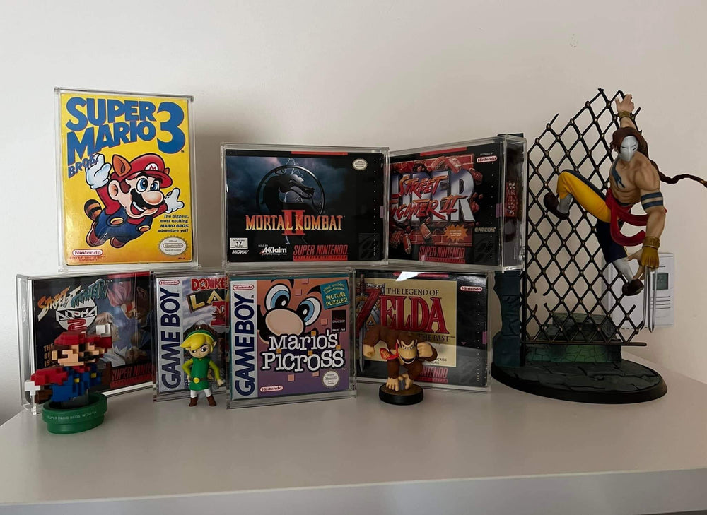 Acrylic Display Protector for SNES Games and N64 Game Box - Pack of 2