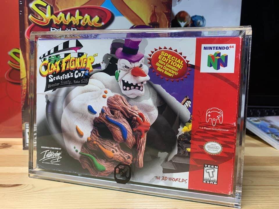 Acrylic Display Protector for SNES Games and N64 Game Box - Pack of 2