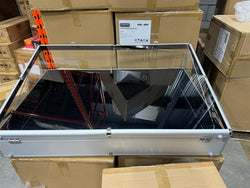 EVORETRO Aluminum Acrylic Clear Top Display Vendor Trade Show showcase