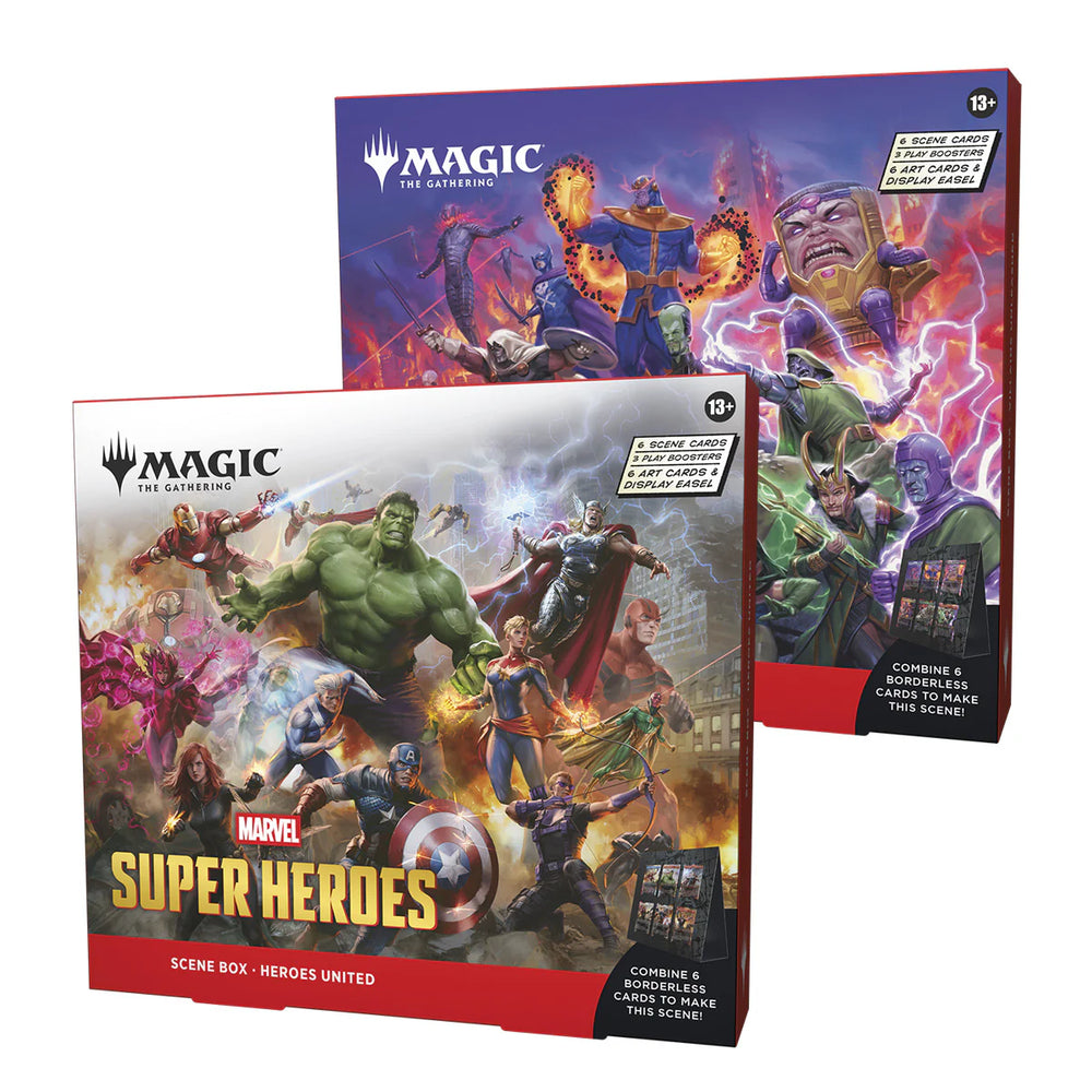 MTG- MARVEL SUPER HEROES Scene Box - Set of 2 (Pre order- 06/26/2026)