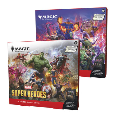 MTG- MARVEL SUPER HEROES Scene Box - Set of 2 (Pre order- 06/26/2026)