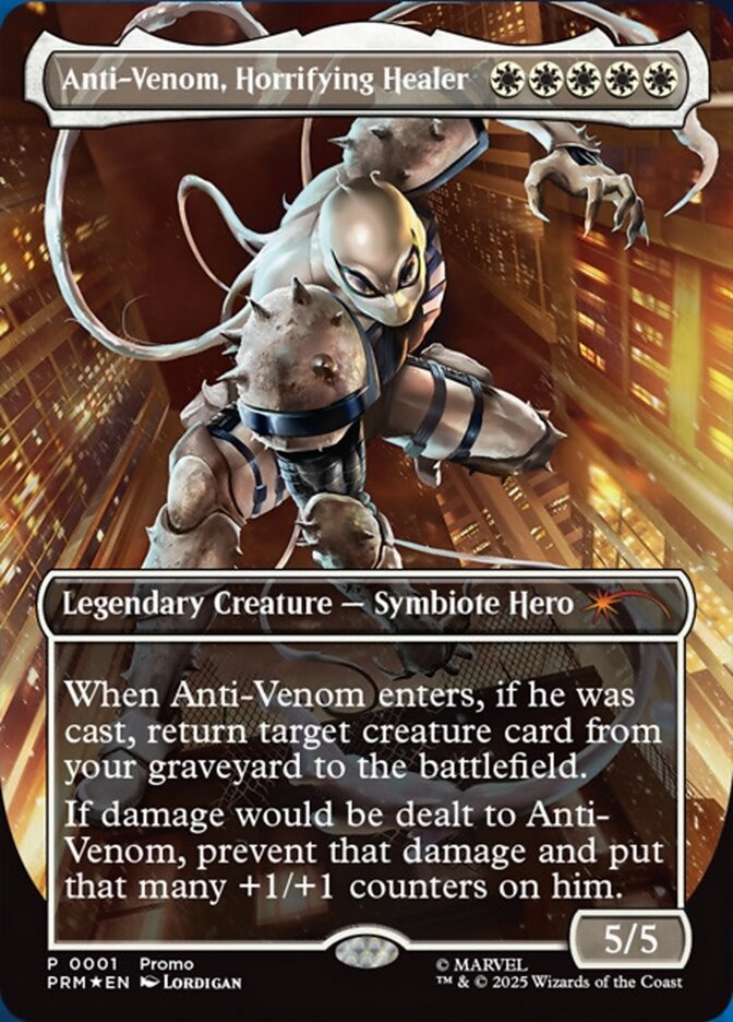 MTG- Marvel Legends Spider-Man 6 Inch Action Figure Magic The Gathering Wave 1 - Agent Anti-Venom