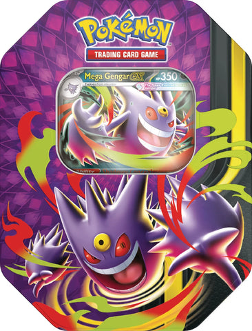 Pokemon- Mega Moonlit Tin- Mega Gengar ex