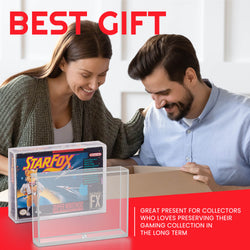 Acrylic Display Protector for SNES Games and N64 Game Box - Pack of 2
