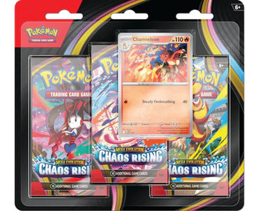Pokemon- Chaos Rising Booster 3 Pack BLISTER