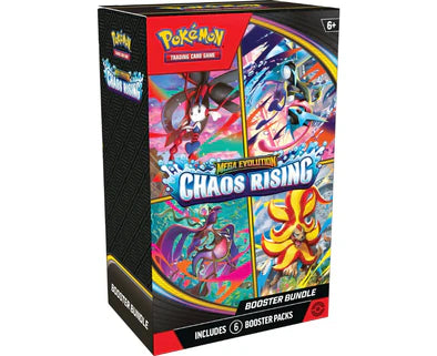 Pokemon- Chaos Rising Booster BUNDLE- 6 Packs