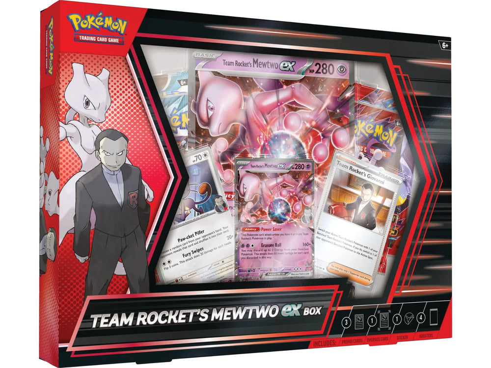 POKEMON- TEAM ROCKET’S MEWTWO EX BOX