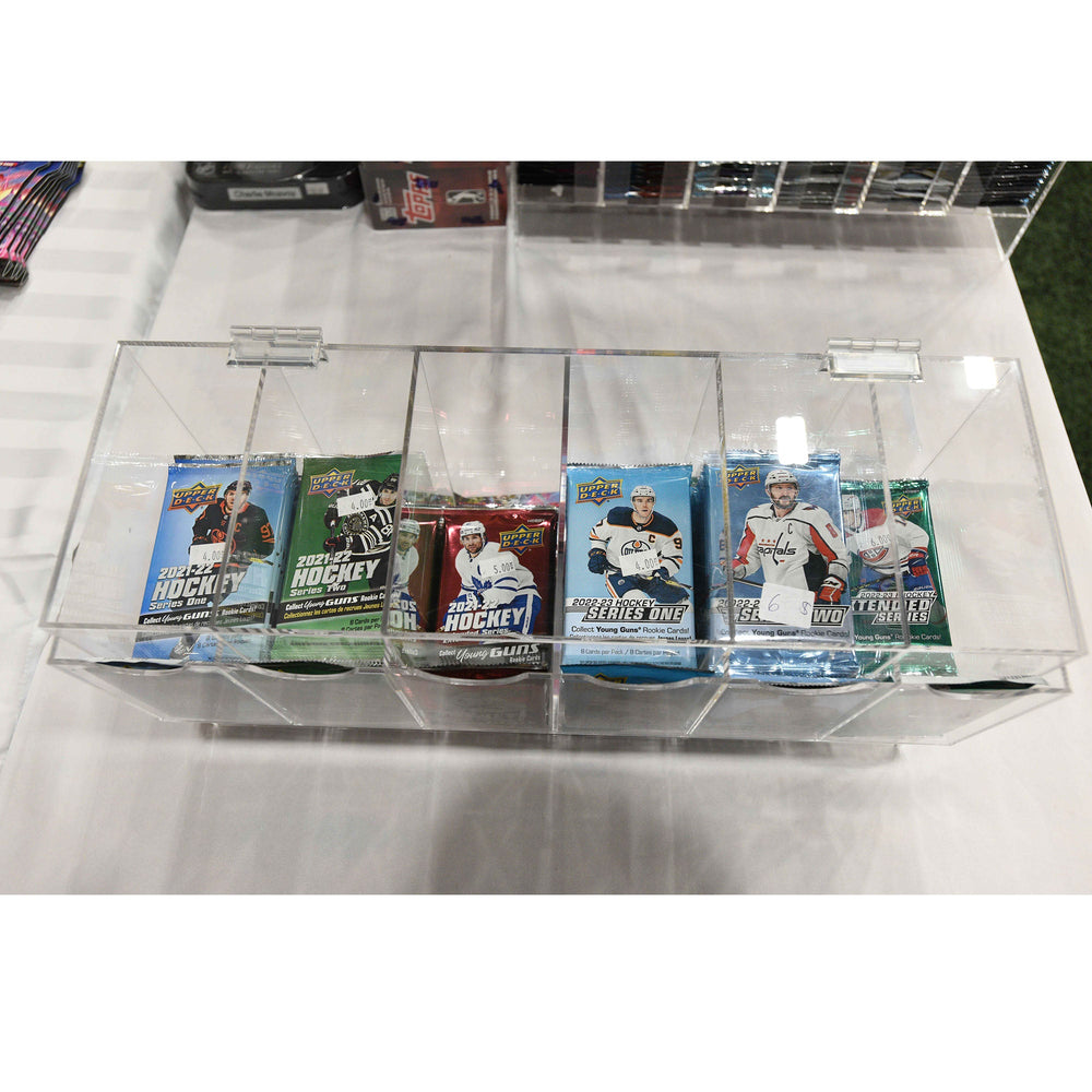 Pokémon Booster Pack 6-Slot Acrylic Display Dispenser - 4 Packs