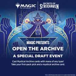MTG- Secrets of Strixhaven DRAFT "Open the Archives" BUY-IN (06/04/2026 - 6PM)