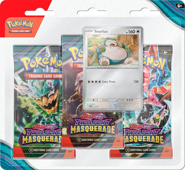 POKEMON- TWILIGHT MASQUERADE - 3 PACK BLISTER Assorted