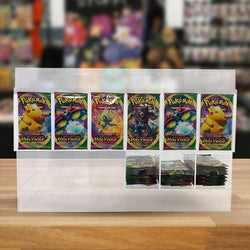 Pokémon Booster Pack 6-Slot Acrylic Display Dispenser - 4 Packs