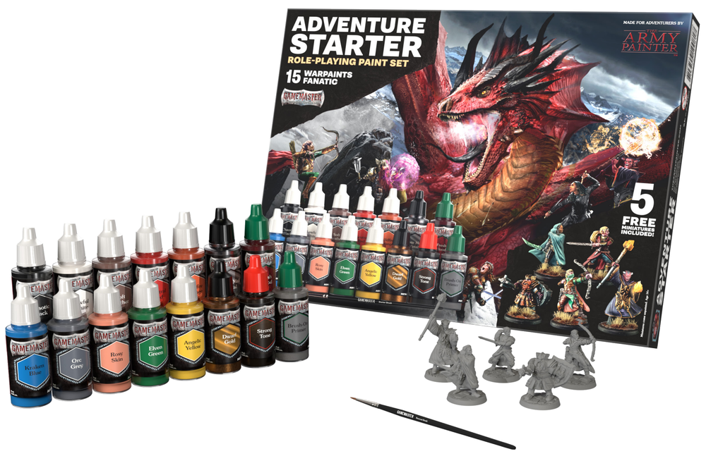 The Army Painter- ADVENTURE STARTER ROLE-PLAYING PAINT SET