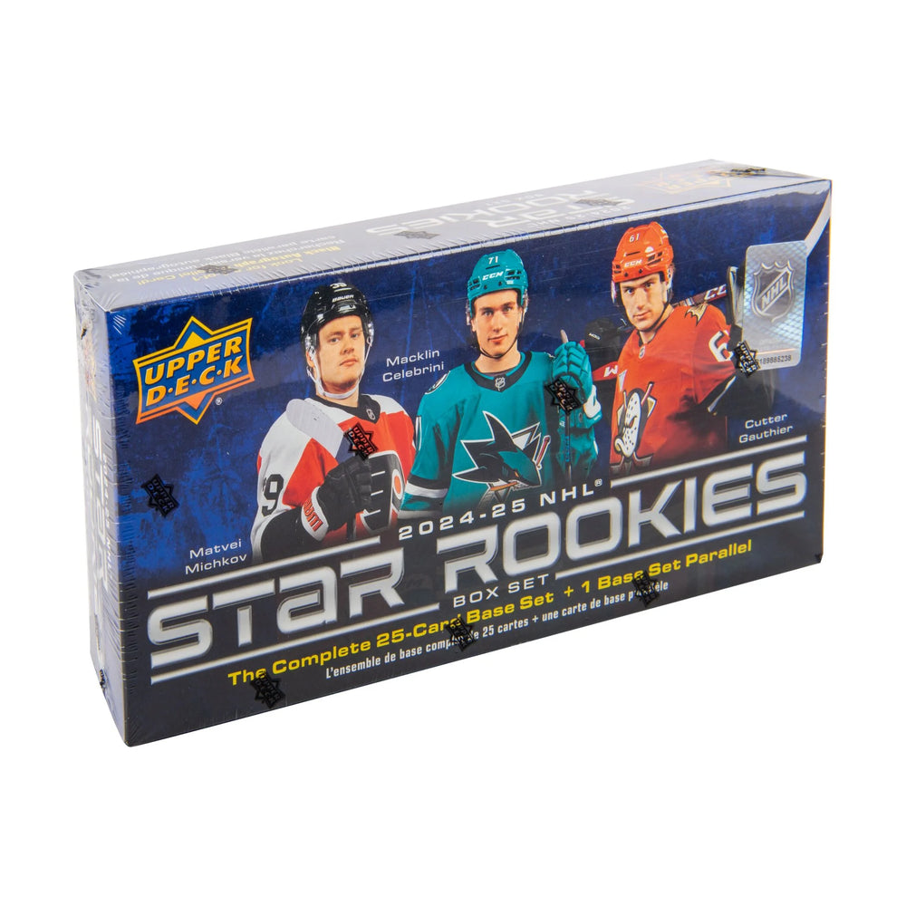 Sports Cards- UPPER DECK 2024-25 Hockey STAR ROOKIES BOX SET