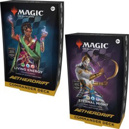 MTG- Aetherdrift Commander Decks