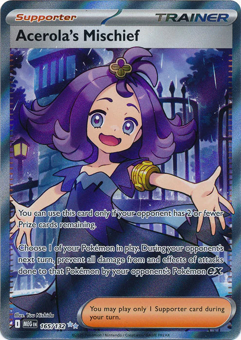 Acerola's Mischief (165/132) [Mega Evolutions: Base Set]