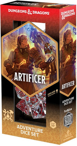 Sirius dice- Adventure Dice Artificer Clear