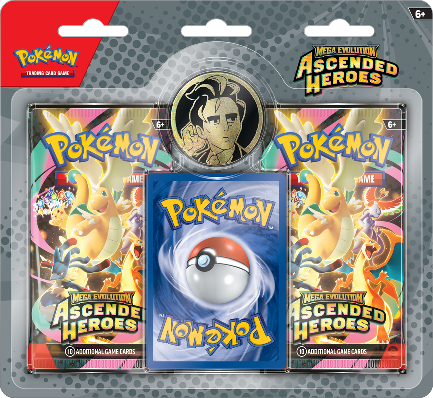 POKEMON- ASCENDED HEROES 2-PACK BLISTER COLLECTION ERIKA/LARRY