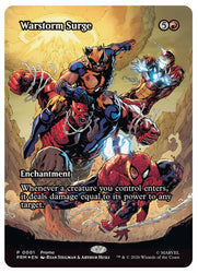 MTG- AVENGERS: ARMAGEDDON #1 Comic (Exclusive 'Magic: The Gathering' promo card Warstorm Surge)