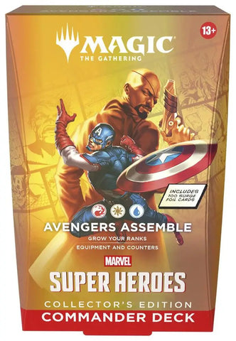 MTG- MARVEL SUPER HEROES COLLECTOR EDT. Commander Decks