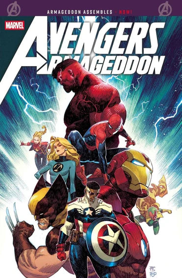 MTG- AVENGERS: ARMAGEDDON #1 Comic (Exclusive 'Magic: The Gathering' promo card Warstorm Surge)
