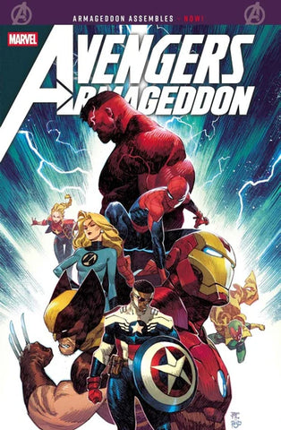 MTG- AVENGERS: ARMAGEDDON #1 Comic (Exclusive 'Magic: The Gathering' promo card Warstorm Surge)