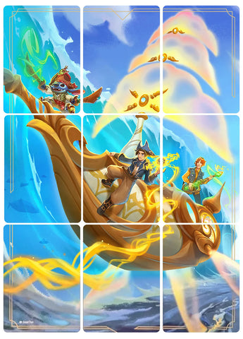 Azurite Sea Puzzle Insert (Set of 9 cards) [Azurite Sea]