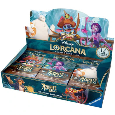 Disney Lorcana- Azurite Sea Booster Box (Pre-Order 11/29/2024)