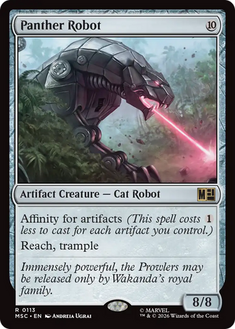 Panther Robot [Marvel Super Heroes Commander]