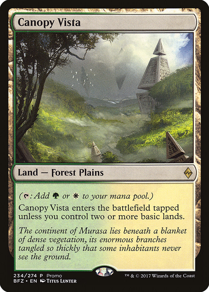 Canopy Vista (Promo) [Standard Showdown Promos]