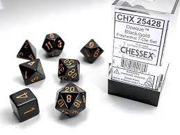 Chessex- Opaque Polyhedral 7-Die set Dice