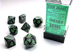 Chessex- Gemini Polyhedral 7-Die set Dice