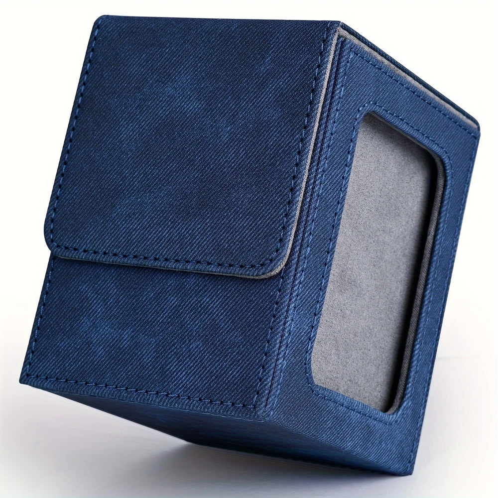 Deck case- Commander deck holder with Window for Commander identity