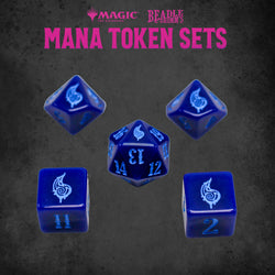 MTG- BEADLE & GRIMM'S MTG MANA TOKEN SET- BLUE