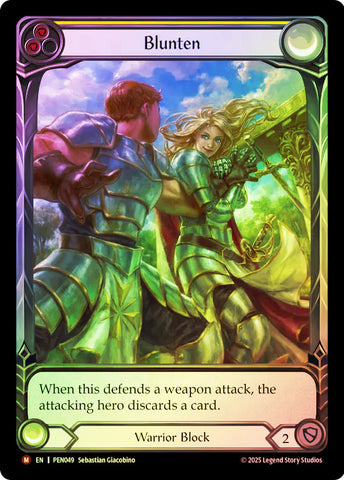 Blunten (Yellow) [PEN049] (Compendium of Rathe)  Rainbow Foil