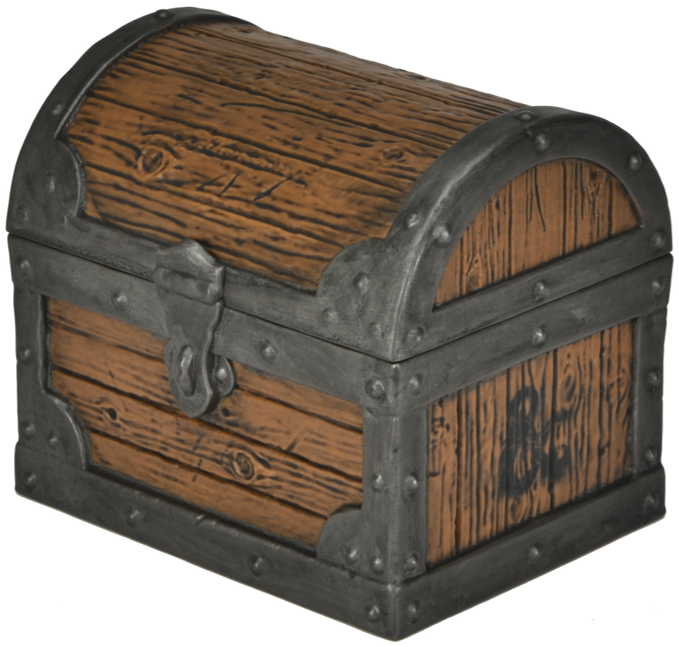 D&D- ONSLAUGHT GOLD TREASURE CHEST OP CHAMPION KIT