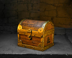 D&D- ONSLAUGHT GOLD TREASURE CHEST OP CHAMPION KIT