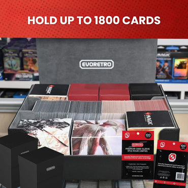 Evoretro- Collector's Choice Bundle Storage: The Ultimate Card Crate
