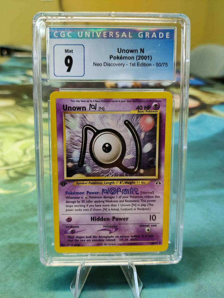 Graded- Unown [N] (50/75) [Neo Discovery 1st Edition]