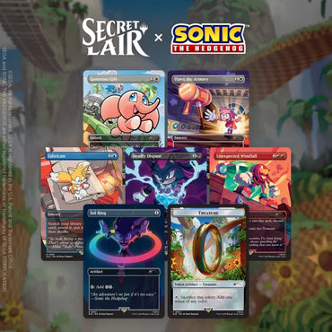 MTG- Secret Lair X Sonic: Chasing Adventure - Reg Edt.