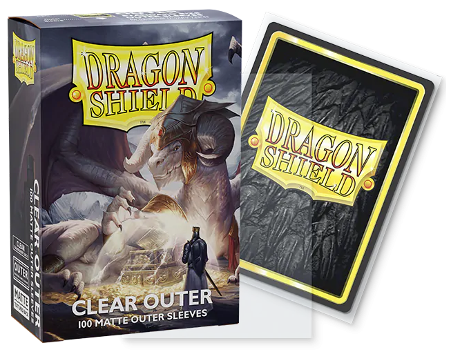 DRAGON SHIELD- STANDARD SLEEVES OUTER MATTE CLEAR