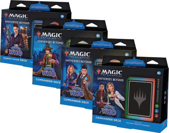 MTG- Universes Beyond: Doctor Who - Set of 4 Commander Decks