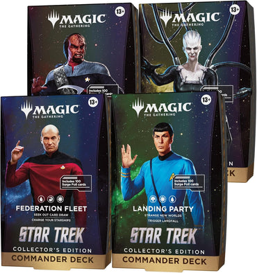 MTG- Star Trek Commander COLLECTOR Decks - Set of 4 (Preorder 11/13/2026)