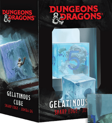 Dice- JUMBO D&D GELATINOUS CUBE D6 Figure Dice