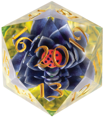 Dice- D20 MTG BLACK LOTUS 54MM OVERSIZED