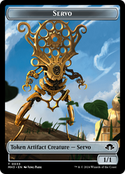 Servo // Moonfolk Double-Sided Token [Modern Horizons 3 Tokens]