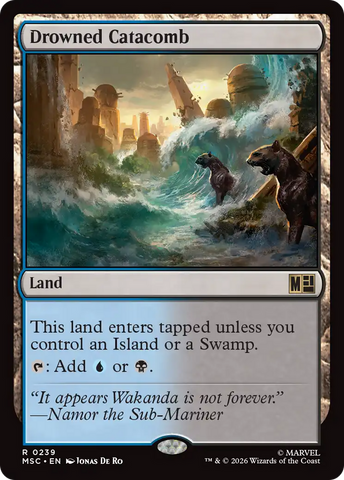 Drowned Catacomb (Surge Foil) [Marvel Super Heroes Commander]