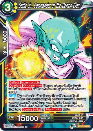 Garlic Jr., Commander of the Demon Clan (BT11-105) [Vermilion Bloodline]